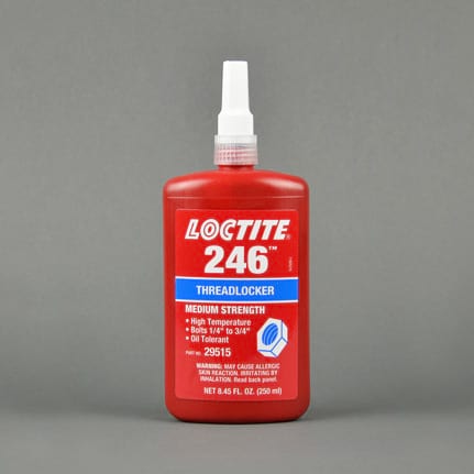 漢高樂泰 246 Threadlocker 厭氧膠 藍(lán)色 250毫升 瓶裝