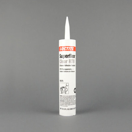 漢高樂(lè)泰 Superflex 595 RTV有機(jī)硅粘合密封膠 透明 300毫升 卡筒包裝