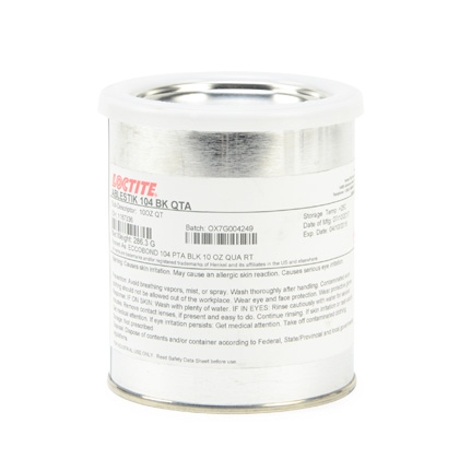 漢高樂泰 Ablestik 104環氧膠粘劑A部分 黑色 10盎司 罐裝
